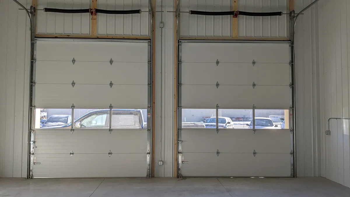 new employee breakroom as part of commercial buildout project