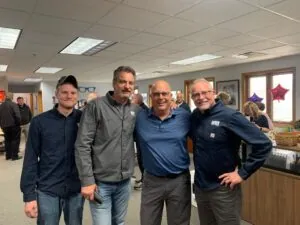 Katt Construction team with Dr. John Warren at Warren Eye Care Center
