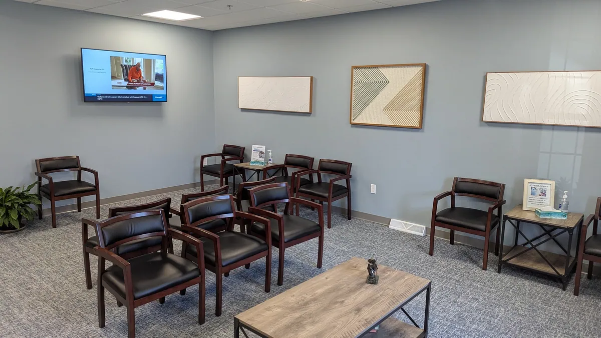 medical office waiting area in Kenosha