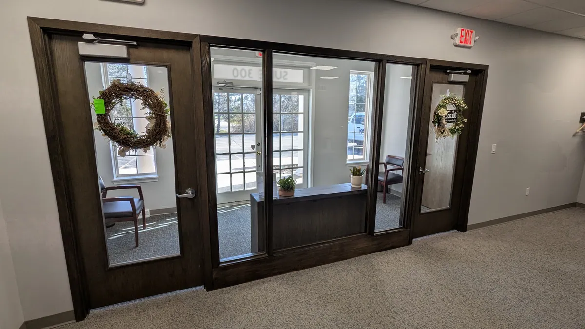 medical office entrance in Kenosha